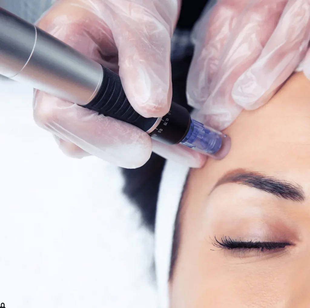 soin visage l'aigle micro needling